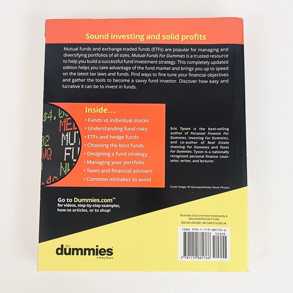 Mutual Funds for Dummies 8th Edition Learning Made Easy Eric Tyson - Picture 9 of 9